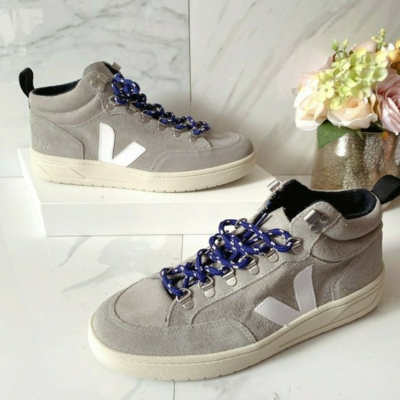 Veja Shoes - Veja Roraima Suede Mid-Top Sneakers Womens Oxford